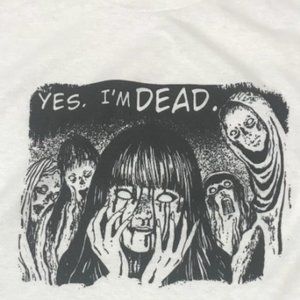 J-Horror White Unisex T-Shirt